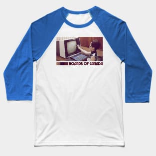 Boards Of Canada Retro Fanart Tribute Design Baseball T-Shirt